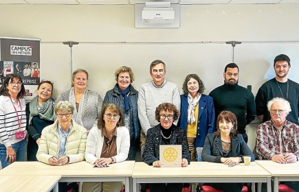 Les clubs Rotary en partenariat avec l'IFAC en aide aux apprentis en difficulté.